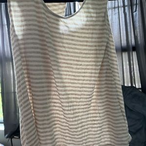 Striped tank size M
